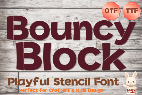 Bouncy Block: Making Digital and Physical Projects Pop with Bold Stencil Typography