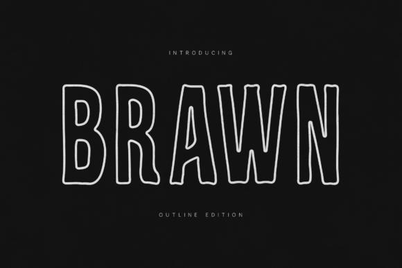 Brawn: Strategic Application of Hand-Drawn Outline Typography