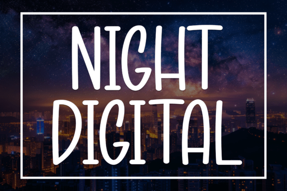 Elevating Digital Authenticity: How Night Digital and Sweet and Friendly Display Font Are Reshaping Creative Expression