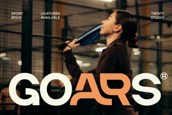 Goars: Channeling Speed and Strength Through Modern Display Typography