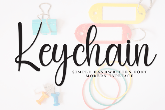 Keychain: Designing with Sweet Friendly Font