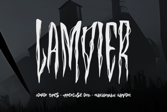 Lamvier: Strategic Application of High-Impact Horror Typography