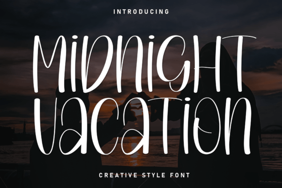Midnight Vacation: Elevating Creative Projects with Whimsical Hand-Sketched Charm