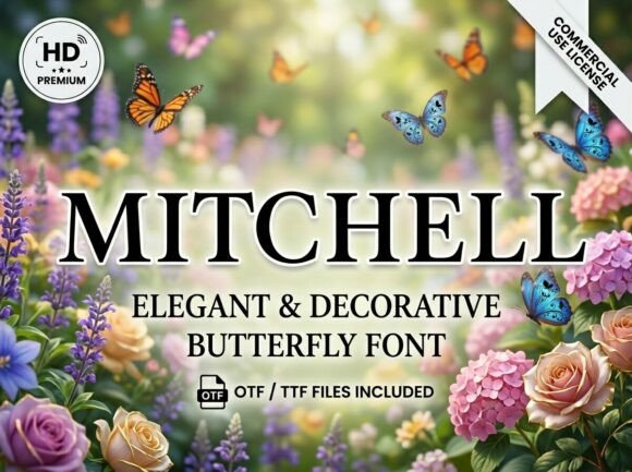 Mitchell Font: Whimsical Refinement for Elegant Branding