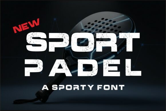 New Sport Padel: Bold Typography for Athletic Design