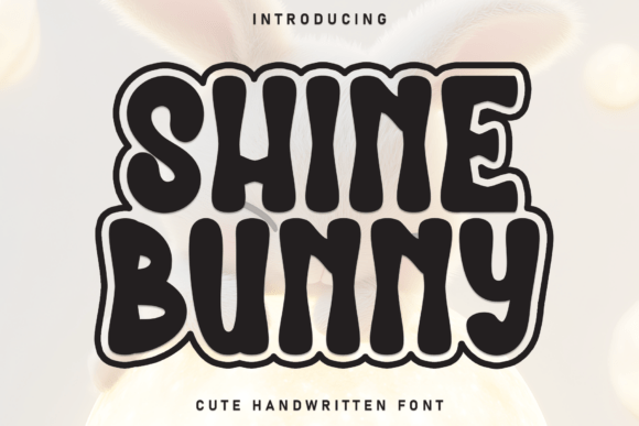 Shine Bunny: Infusing Playful Warmth into Handwritten Design