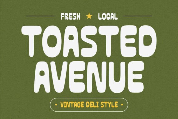 Toasted Avenue: Vintage Charm for Modern Food Branding