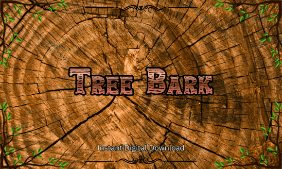 Tree Bark Font: Evaluating Rustic Typography for Design Projects